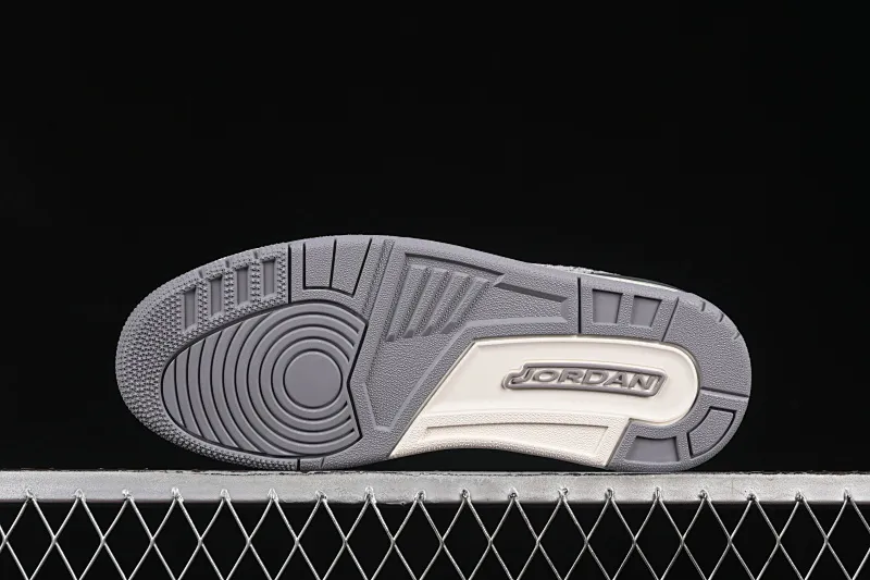 All categories Air Jordan Jordan series basketball shoes Air Jordan 3 OG version Air Jordan 3 "Sail Metallic Silver" AJ3 Joe 3 Metallic Silver CK9246-100